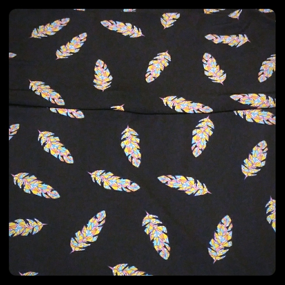 Maxi Skirt with feathers